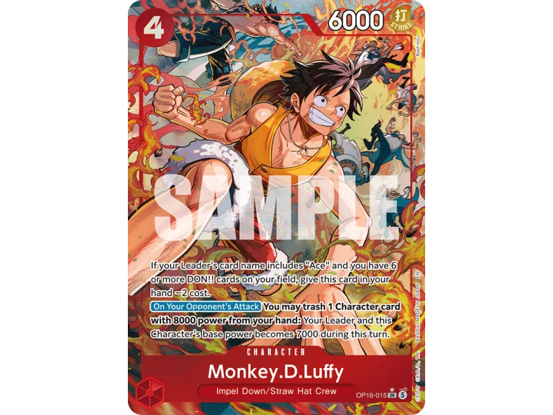Monkey.D.Luffy OP16-015_p1 | OP16 | ProCards México