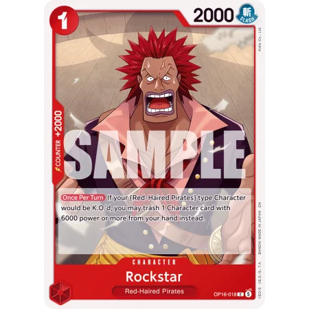 Rockstar OP16-018 | OP16 | ProCards México
