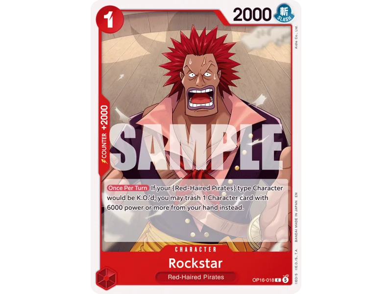 Rockstar OP16-018 | OP16 | ProCards México