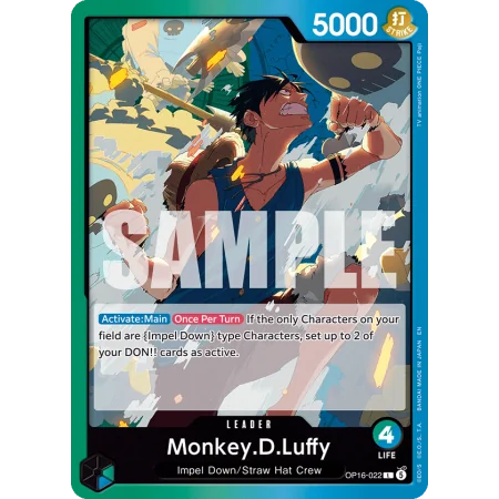 Monkey.D.Luffy OP16-022 | OP16 | ProCards México