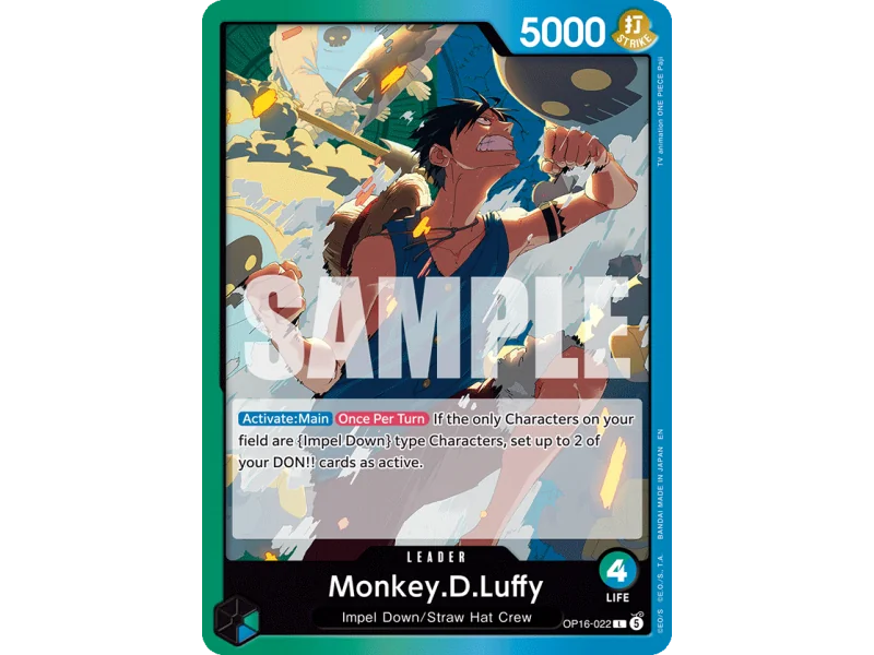 Monkey.D.Luffy OP16-022 | OP16 | ProCards México