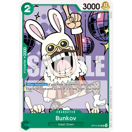 Bunkov OP16-025 | OP16 | ProCards México