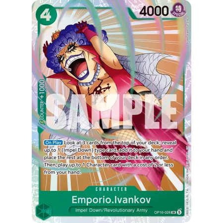 Emporio.Ivankov OP16-026 | OP16 | ProCards México