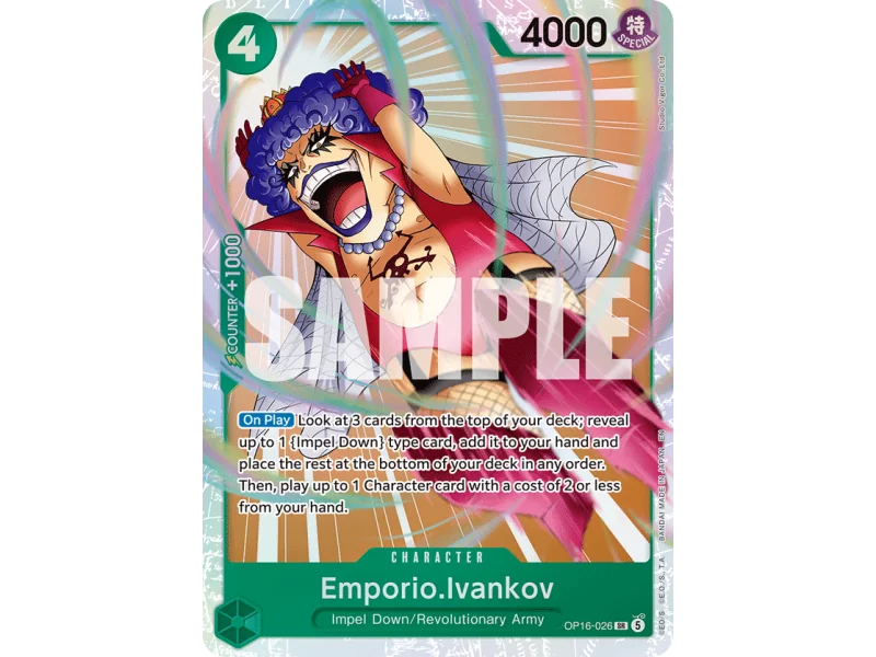 Emporio.Ivankov OP16-026 | OP16 | ProCards México