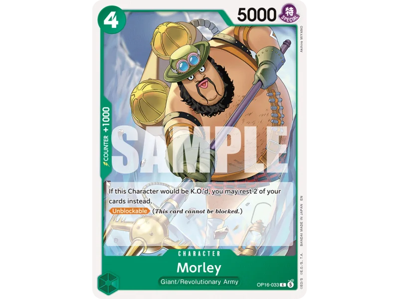 Morley OP16-033 | OP16 | ProCards México