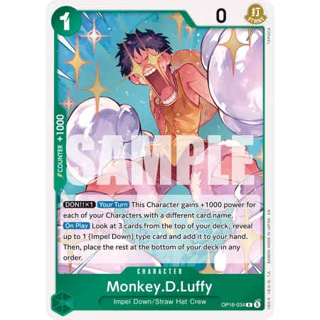 Monkey.D.Luffy OP16-034 | OP16 | ProCards México
