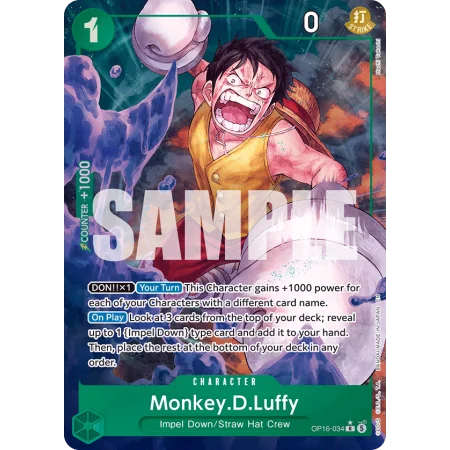 Monkey.D.Luffy OP16-034_p1 | OP16 | ProCards México