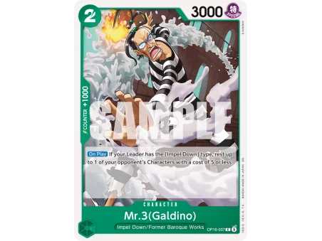 Mr.3(Galdino) OP16-037 | OP16 | ProCards México