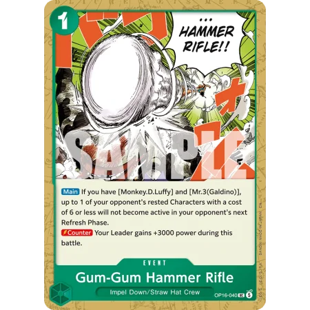 Gum-Gum Hammer Rifle OP16-040 | OP16 | ProCards México