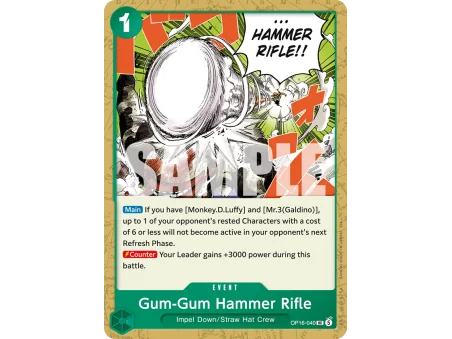 Gum-Gum Hammer Rifle OP16-040 | OP16 | ProCards México