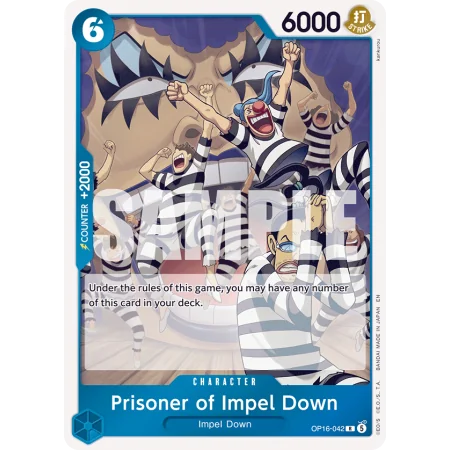 Prisoner of Impel Down OP16-042 | OP16 | ProCards México