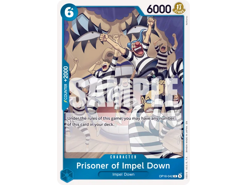 Prisoner of Impel Down OP16-042 | OP16 | ProCards México