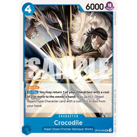 Crocodile OP16-045 | OP16 | ProCards México