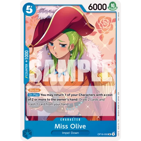 Miss Olive OP16-050 | OP16 | ProCards México