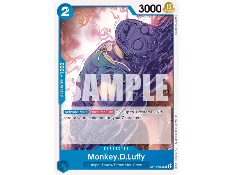 Monkey.D.Luffy OP16-052 | OP16 | ProCards México
