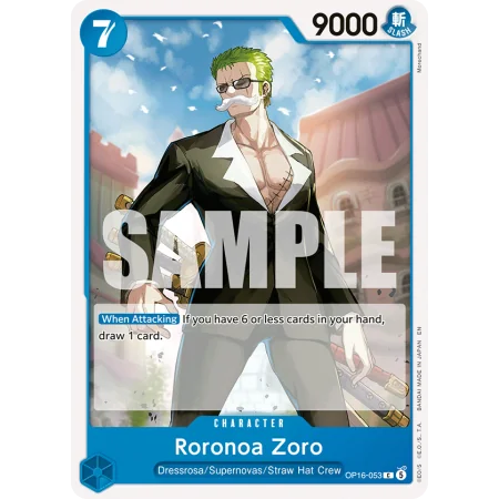 Roronoa Zoro OP16-053 | OP16 | ProCards México