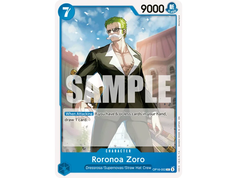 Roronoa Zoro OP16-053 | OP16 | ProCards México