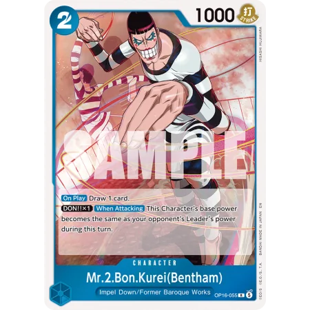 Mr.2.Bon.Kurei(Bentham) OP16-055 | OP16 | ProCards México