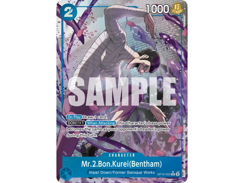 Mr.2.Bon.Kurei(Bentham) OP16-055_p1 | OP16 | ProCards México
