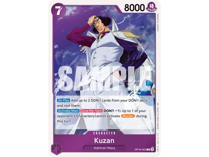 Kuzan OP16-063 | OP16 | ProCards México