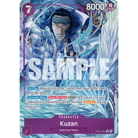 Kuzan OP16-063_p1 | OP16 | ProCards México