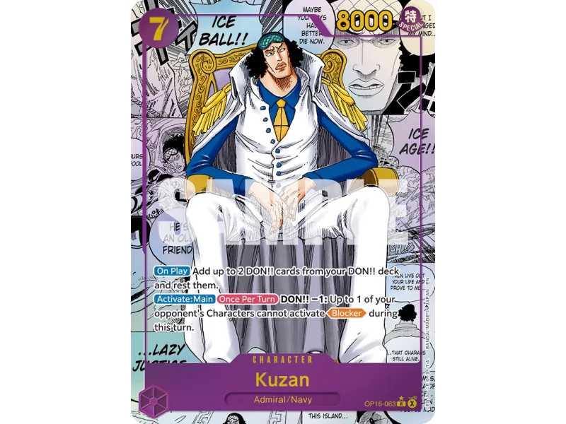 Kuzan OP16-063_p2 | OP16 | ProCards México