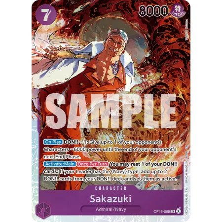 Sakazuki OP16-065 | OP16 | ProCards México