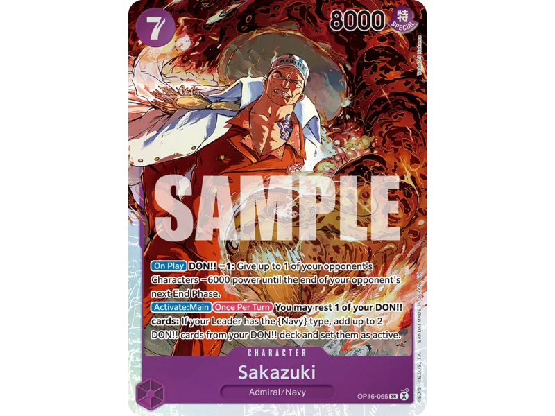 Sakazuki OP16-065 | OP16 | ProCards México