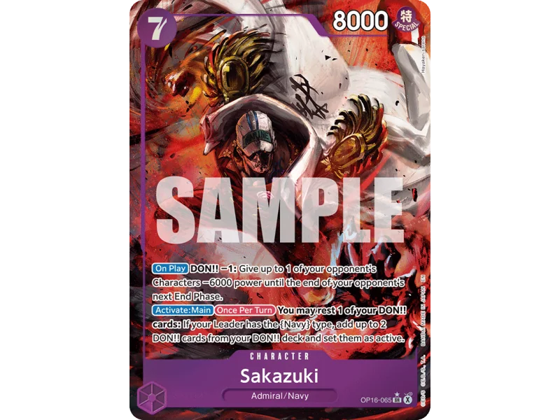 Sakazuki OP16-065_p1 | OP16 | ProCards México