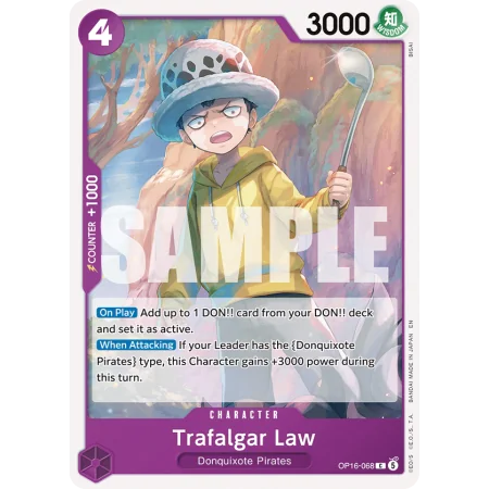 Trafalgar Law OP16-068 | OP16 | ProCards México