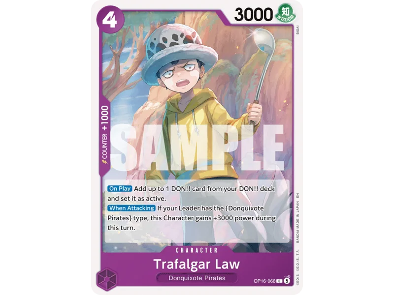 Trafalgar Law OP16-068 | OP16 | ProCards México