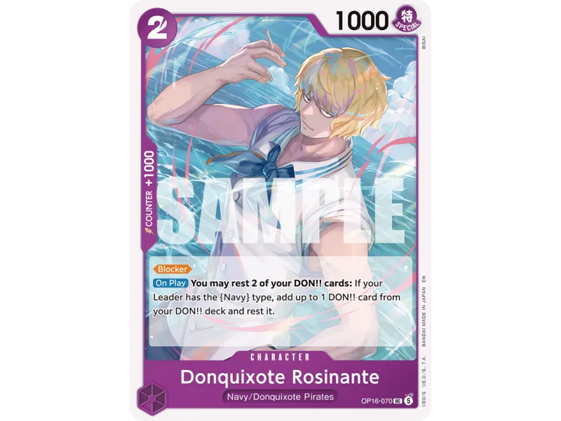 Donquixote Rosinante OP16-070 | OP16 | ProCards México