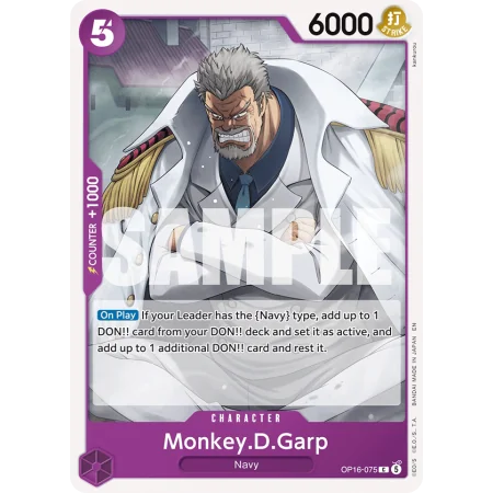 Monkey.D.Garp OP16-075 | OP16 | ProCards México