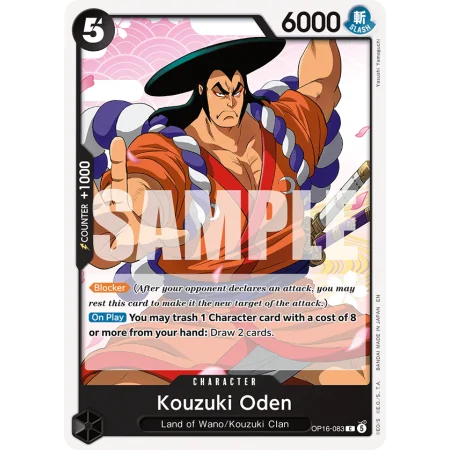 Kouzuki Oden OP16-083 | OP16 | ProCards México