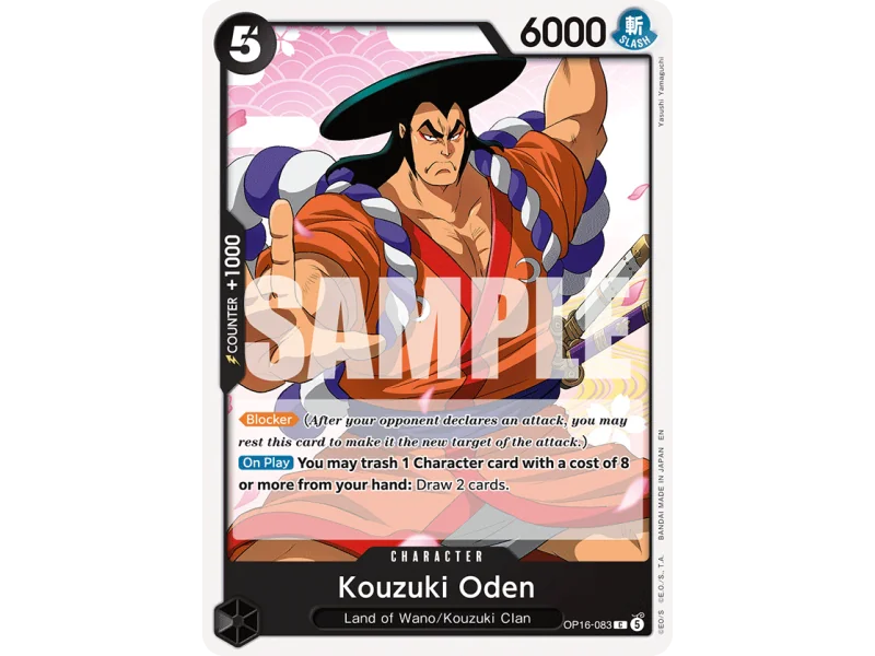 Kouzuki Oden OP16-083 | OP16 | ProCards México