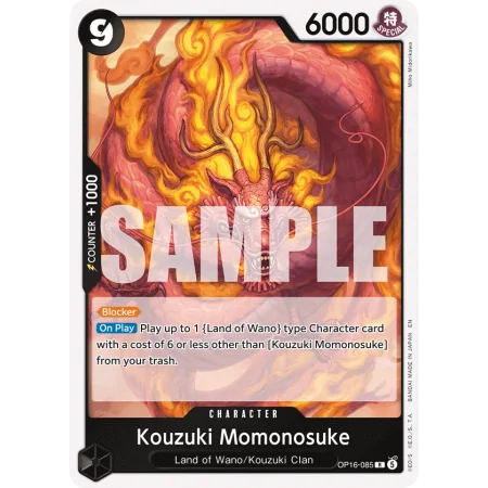 Kouzuki Momonosuke OP16-085 | OP16 | ProCards México
