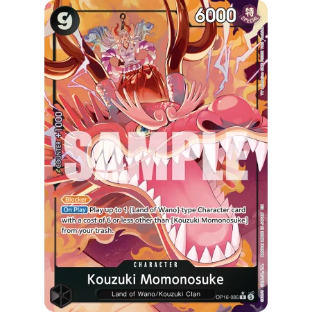 Kouzuki Momonosuke OP16-085_p1 | OP16 | ProCards México