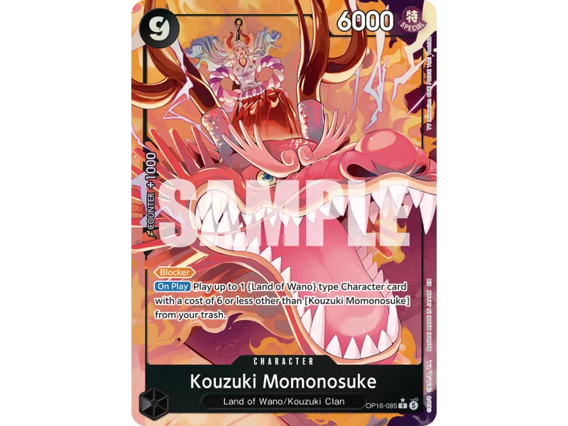 Kouzuki Momonosuke OP16-085_p1 | OP16 | ProCards México