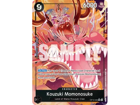 Kouzuki Momonosuke OP16-085_p1 | OP16 | ProCards México