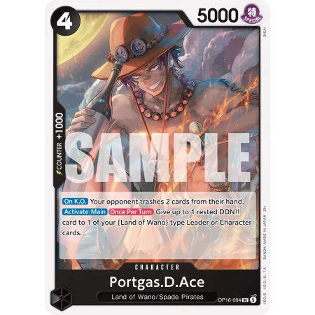 Portgas.D.Ace OP16-094 | OP16 | ProCards México