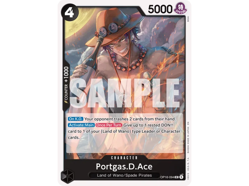 Portgas.D.Ace OP16-094 | OP16 | ProCards México