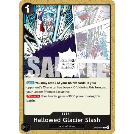 Hallowed Glacier Slash OP16-100 | OP16 | ProCards México