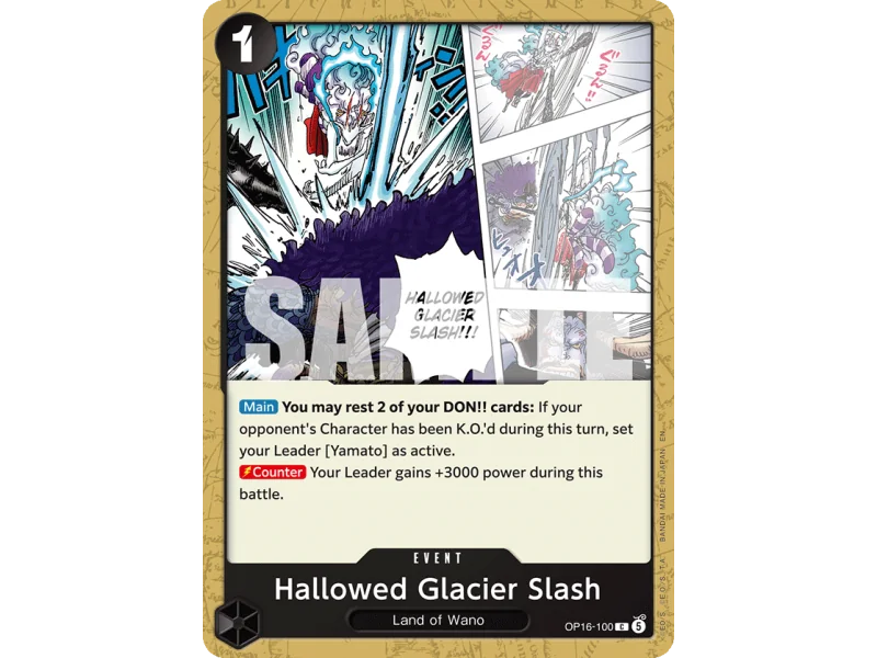 Hallowed Glacier Slash OP16-100 | OP16 | ProCards México