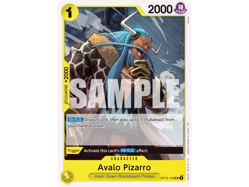 Avalo Pizarro OP16-102 | OP16 | ProCards México
