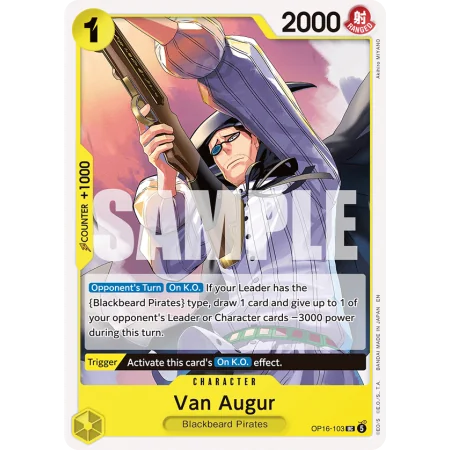 Van Augur OP16-103 | OP16 | ProCards México