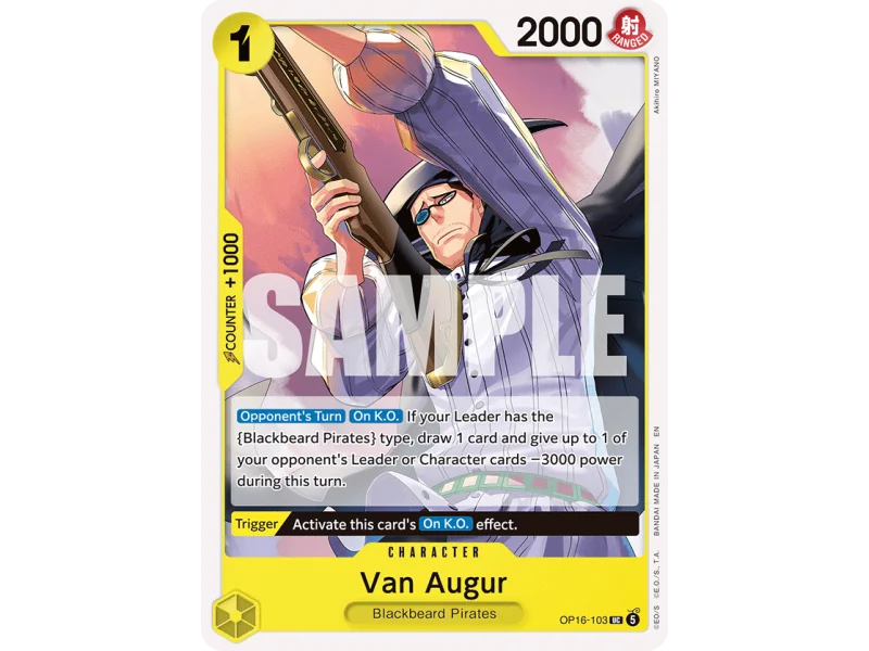 Van Augur OP16-103 | OP16 | ProCards México