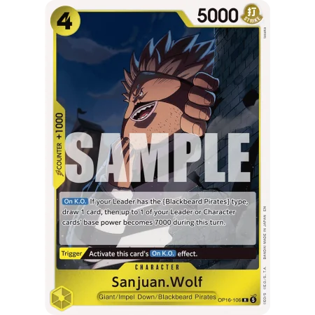 Sanjuan.Wolf OP16-106 | OP16 | ProCards México