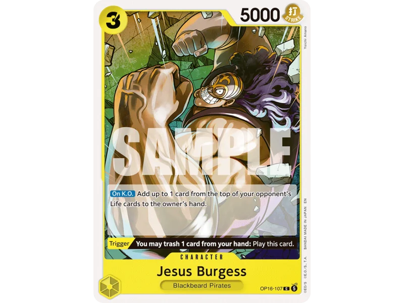 Jesus Burgess OP16-107 | OP16 | ProCards México
