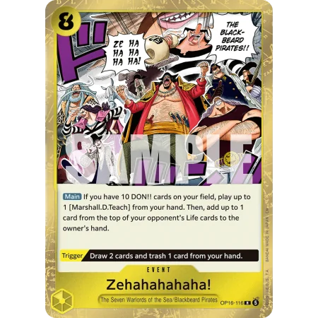 Zehahahahaha! OP16-116 | OP16 | ProCards México