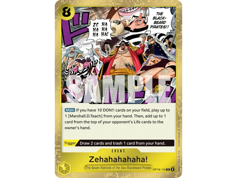Zehahahahaha! OP16-116 | OP16 | ProCards México